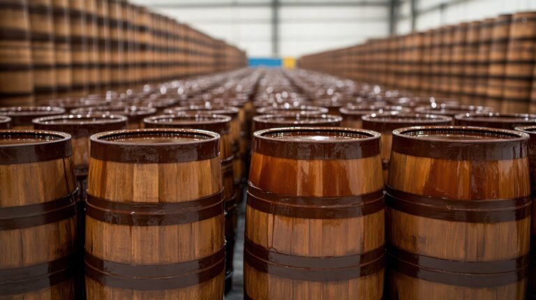 large-stack-barrels-with-number-1-side-them
