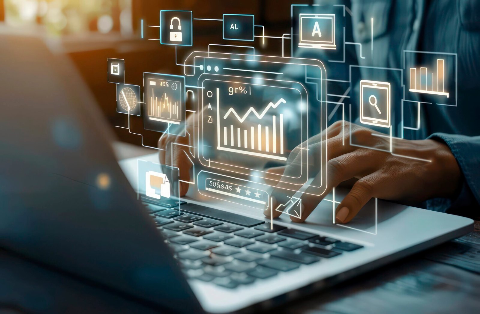 digital-marketing-data-analytics-concept-laptop-with-digital-ads-analytics-display